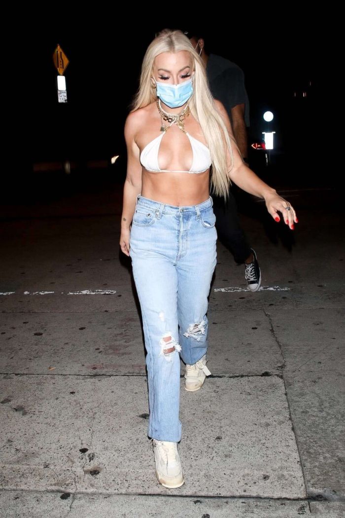 Tana Mongeau Out For A Night Out In West Hollywood
