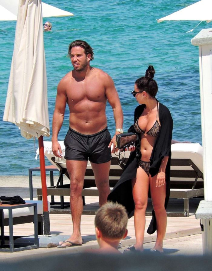 Yazmin Oukhellou Candids In Bikini In Mallorca